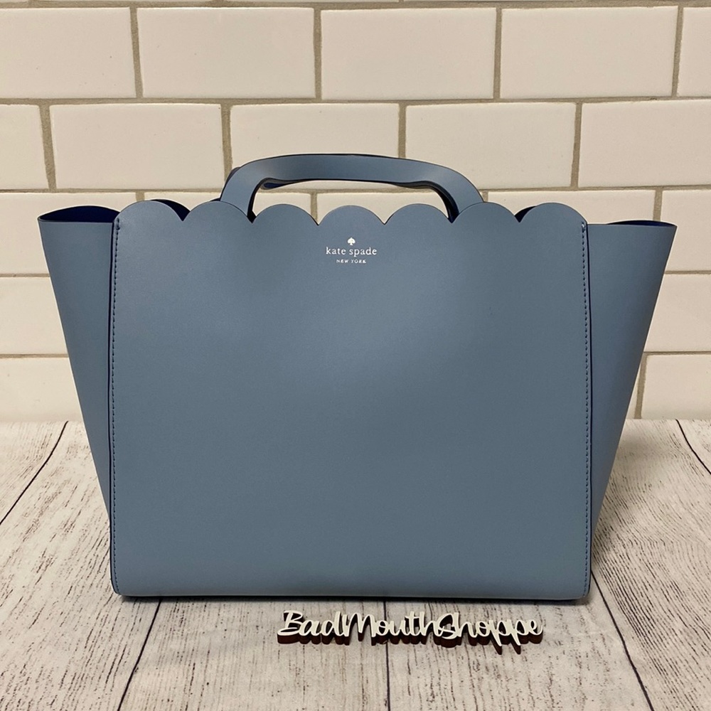 *kate spade Small Mina Magnolia Street Blue Crossbody Shoulder Handbag Purse